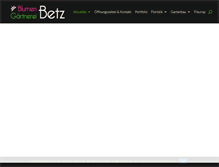 Tablet Screenshot of blumen-betz.de